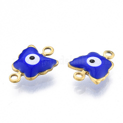 Ion Plating(IP) 304 Stainless Steel Enamel Connector Charms&nbsp;LS-STAS-N092-173A