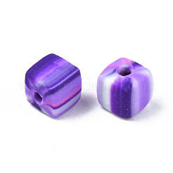 Handmade Polymer Clay Beads Strands&nbsp;CLAY-N008-060-05