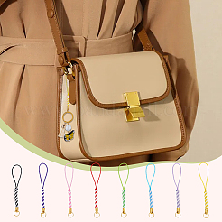 80Pcs 8 Colors Braided Nylon Cord Mobile Straps&nbsp;FIND-NB0006-73