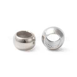Brass Crimp Beads&nbsp;KK-L019-P