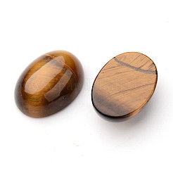 Natural Tiger Eye Oval Cabochons&nbsp;X-G-L394-06-18x13mm