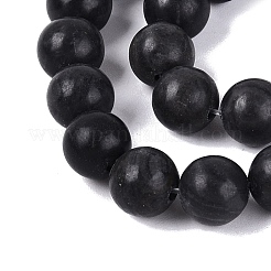 Natural Black Gold Gemstone Beads Strands&nbsp;G-Q601-13A-09