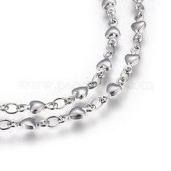 Tarnish Resistant 304 Stainless Steel Link Chains&nbsp;STAS-P219-42