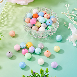 71Pcs Opaque Acrylic Beads&nbsp;OACR-TA0004-12