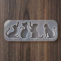 Cat Shape Key Chain Pendant Silicone Molds&nbsp;SIL-B074-01B