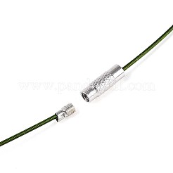 201 Stainless Steel Wire Necklace Cord&nbsp;SW001-2