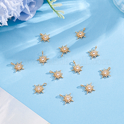 12Pcs Brass Charms&nbsp;KK-BBC0028-30