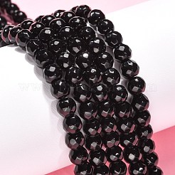 Black Stone Beads Strands&nbsp;X-G-I087-6mm