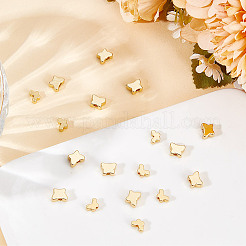 40Pcs 2 Style Brass Beads&nbsp;KK-GO0001-03