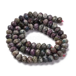 Natural Ruby in Zoisite Beads Strands&nbsp;G-K380-A60-05