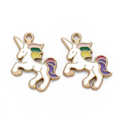 Alloy Enamel Pendants&nbsp;ENAM-N055-024A-NR