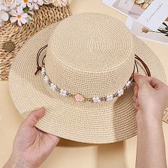 Imitation Leather Cords Baseball Cap Chains&nbsp;HJEW-MA00023