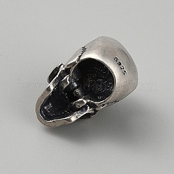 925 Sterling Silver Skull Beads&nbsp;LS-FIND-WH00670-79AS