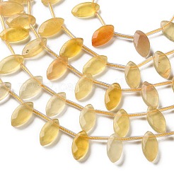 Natural Yellow Fluorite Beads Strands&nbsp;G-P607-A07-01