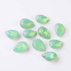 Faceted Teardrop K9 Glass Rhinestone Cabochons&nbsp;RGLA-I001-18x13mm-032