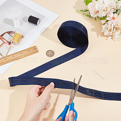 10 Yards Polyester Antislip Grosgrain Ribbon&nbsp;OCOR-BC0007-62B