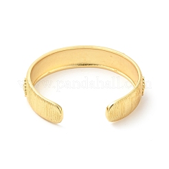 Clear Cubic Zirconia Rhombus Open Cuff Bangle&nbsp;BJEW-G652-03G