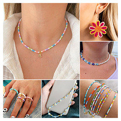 Opaque Glass Round Seed Beads&nbsp;GLAA-TAC0025-07A-05