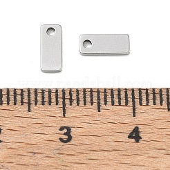 304 Stainless Steel Rectangle Charms&nbsp;SA-CBA97DF-06P