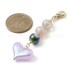 Heart Acrylic Pendant Decorations&nbsp;HJEW-JM01131