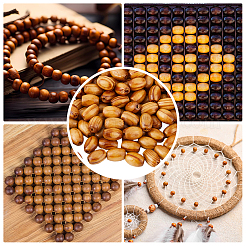 500Pcs Natural Wood Beads&nbsp;WOOD-DC0001-15
