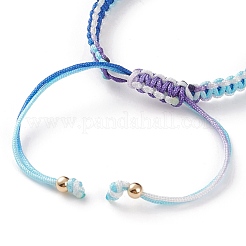 Adjustable Polyester Braided Cord Bracelet Making&nbsp;AJEW-JB00859-02