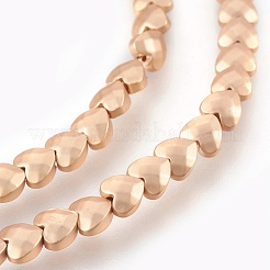 Electroplated Non-magnetic Synthetic Hematite Bead Strand&nbsp;G-E498-10B-01
