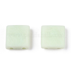 Opaque Acrylic Slide Charms&nbsp;X-OACR-Z010-01U