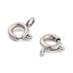 Non-Tarnish 316 Stainless Steel Spring Ring Clasps&nbsp;STAS-B072-08P-02