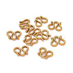 925 Sterling Silver S-hook Clasps&nbsp;STER-D036-16AG