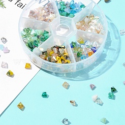 6 Colors Electroplate Glass Beads&nbsp;EGLA-FS0001-43