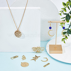 16Pcs 8 Style 304 Stainless Steel Charms&nbsp;STAS-SC0004-05