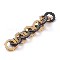 Handmade Opaque Spray Painted Acrylic Rolo Chains&nbsp;AJEW-JB00847