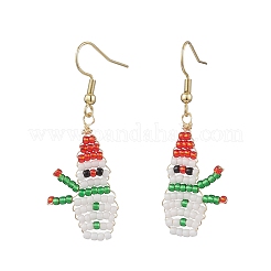 TOHO Round Seed Beads Dangle Earrings&nbsp;EJEW-MZ00566-01