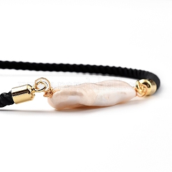 Adjustable Nylon Twisted Cord Slider Bracelets&nbsp;X-BJEW-JB05322-02