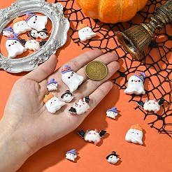 20Pcs 5 Styles Halloween Opaque Resin Decoden Cabochons&nbsp;CRES-YW0002-30