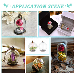 DIY Wish Bottle Pendant Necklace Making Kit&nbsp;DIY-NB0009-22