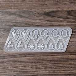 DIY Christmas Theme Teardrop Pendant Silicone Molds&nbsp;LS-DIY-I102-02