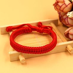 Adjustable Waxed Cord Braided Bracelets&nbsp;BJEW-E304-15