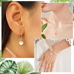 10Pcs 2 Styles Natural Agate Peach Charms&nbsp;KK-CJ0003-24