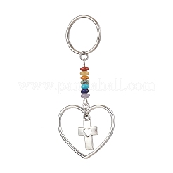 Heart with Wing/Cross/Tree of Life/Butterfly Alloy Pendant Keychain&nbsp;KEYC-JKC00626