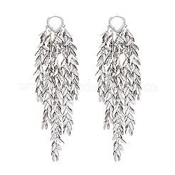 Leaf Tassel Brass Chandelier Earrings&nbsp;FS-WGB1A2D-02