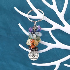 Natural Gemstone Keychain&nbsp;X-KEYC-JKC00163-03