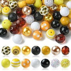 DIY Bubblegum Bracelet Pendant Decoration Making Kit for Sunflower Theme&nbsp;MACR-CJC0005-02A-01