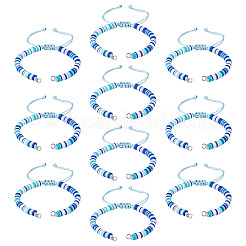 Handmade Polymer Clay Bead Bracelets Making&nbsp;AJEW-TAC00074