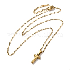 PVD Vacuum Plating 201 Stainless Steel Necklaces&nbsp;NJEW-H033-01G-T