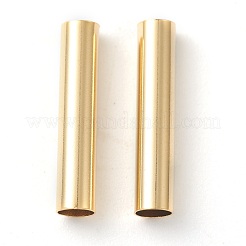 Brass Tube Beads&nbsp;KK-Y003-73E-G