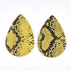 PU Leather Big Pendants&nbsp;FIND-S300-54F