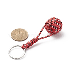 Braided Ball Rope Polyester Keychains&nbsp;KEYC-JKC00421