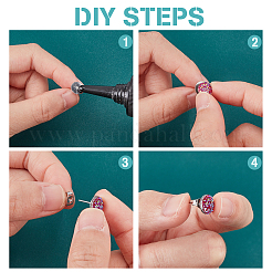DIY Flat Round Stud Earring Making Kit&nbsp;DIY-CA0003-70